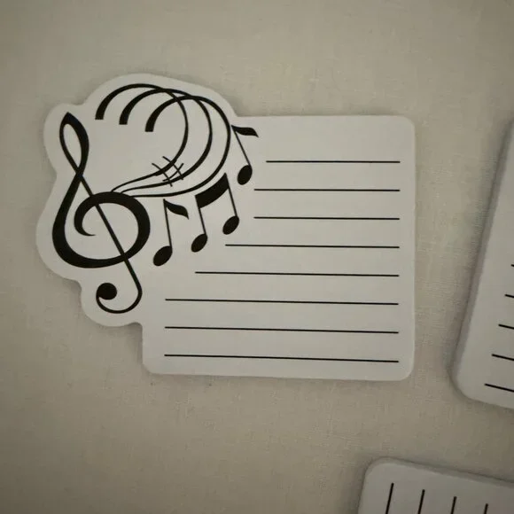 Songwriter Lyrics Ideas Desk Set Music Notebook Pens Notepads - Picture 5 of 10